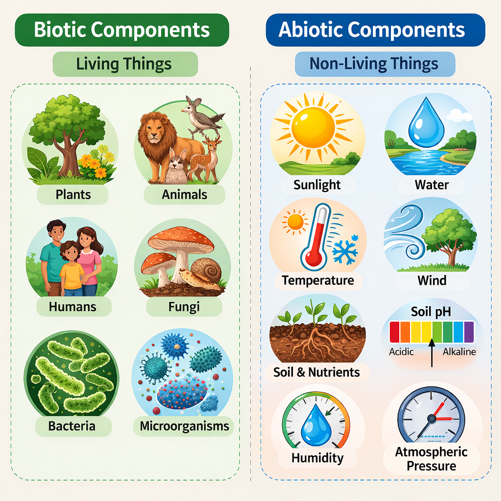 Biotic vs Abiotic Components