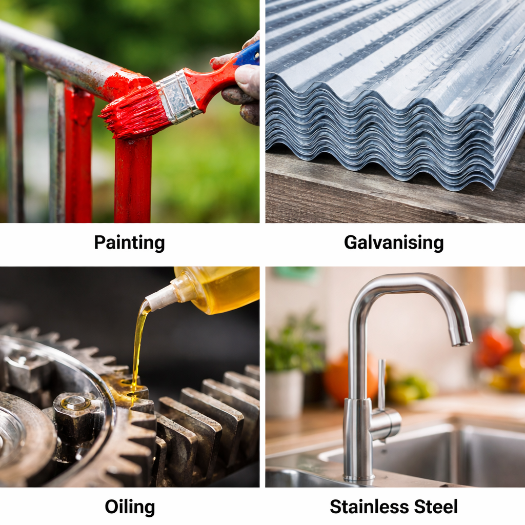 Methods to Prevent Rusting of Metal