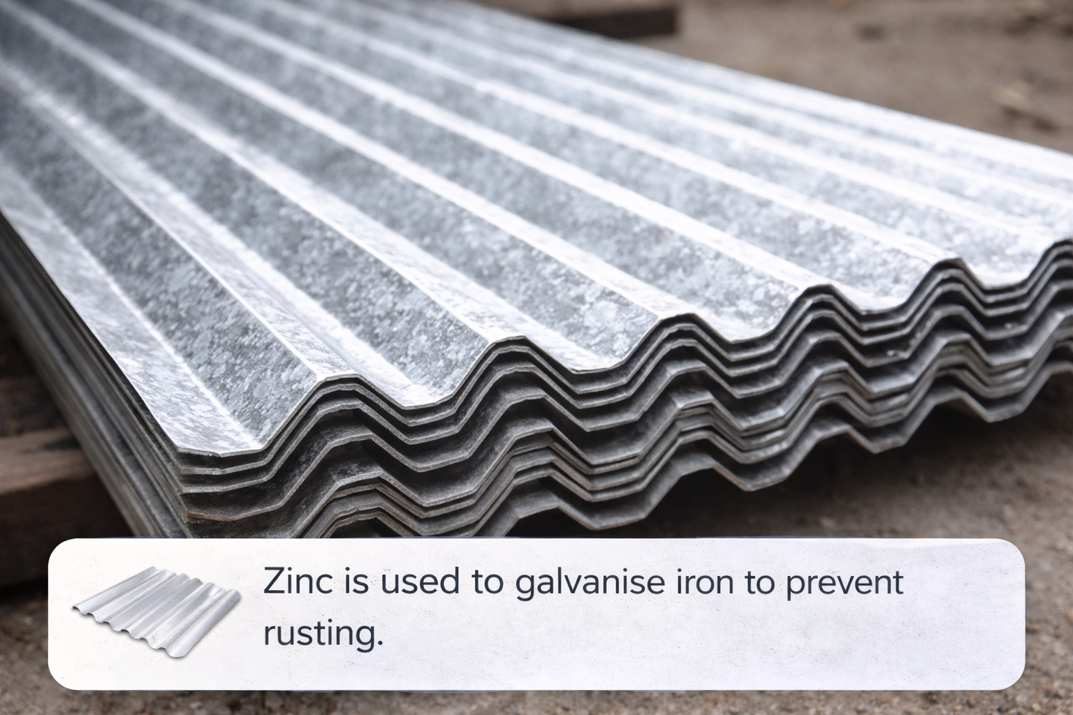 Zinc Coated Corrugated Iron Sheets