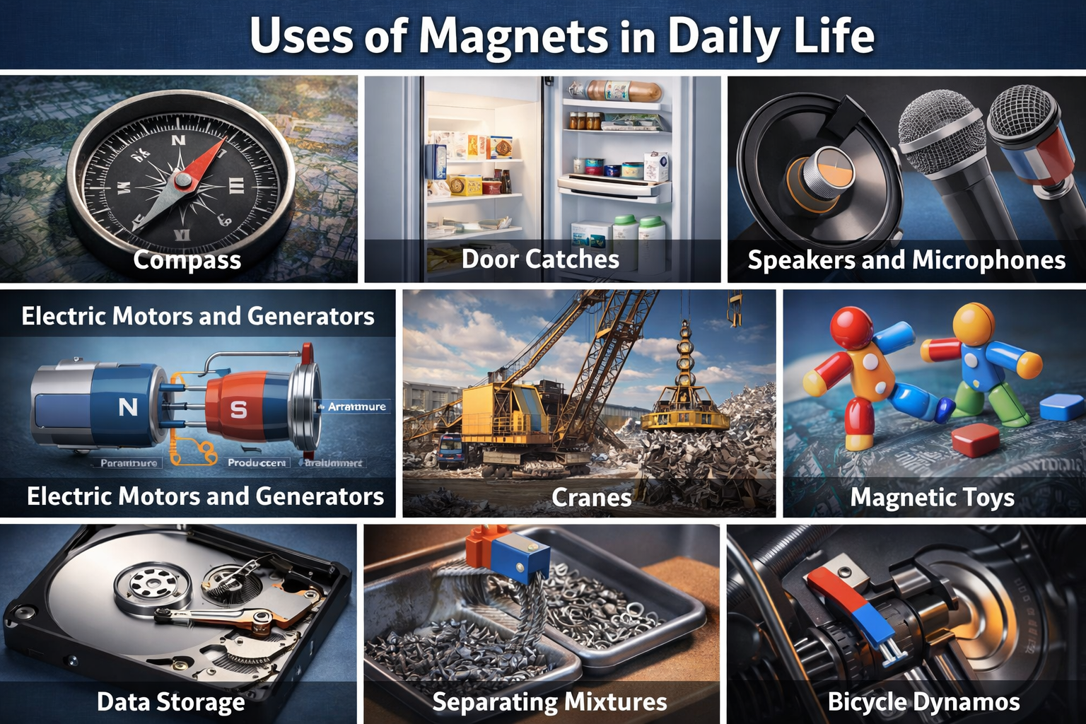 Uses of Magnets