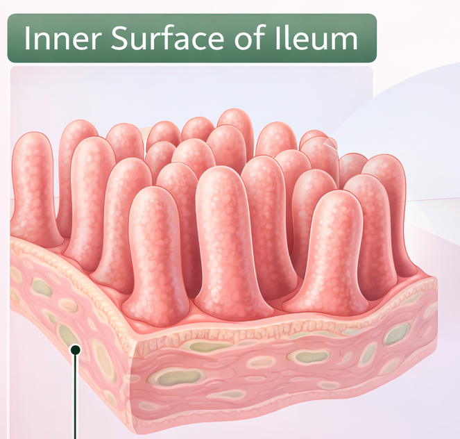 Structure of Villi in the Small Intestine