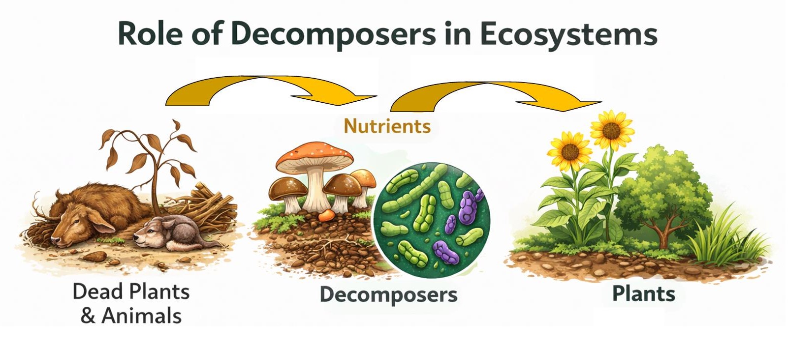 Role of Decomposers in Ecosystem